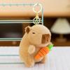 Pink Capybara Plush Keychain: Cute & Creative Charm Pendant for Backpacks