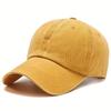Solid Washed Denim Baseball Cap Vintage Unisex Cotton Sport Hat Outdoor Soft Top Breathable Versatile Sunshade Caps Women Men
