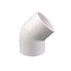 PVC 45° Elbow Water Pipe Connector - White/Gray/Dark Gray