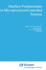 Bok Interface Fundamentals In Microprocessor-Controlled Systems : 3