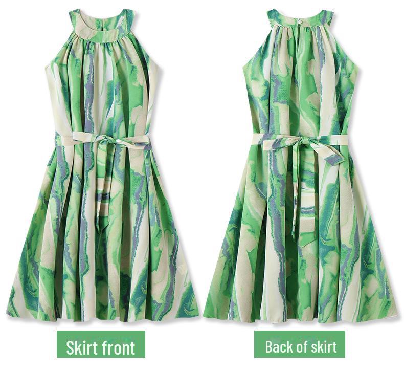 Bohémské letní plážové rodinné oblečení: Trendy šaty s krátkým rukávem pro matku a dceru/syna