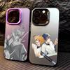 O-Oblivion Anime Battery    Phone Case For iPhone17,16,15,14,13,12,11 Plus,Pro Max Colored Silver Plated Inside Cover