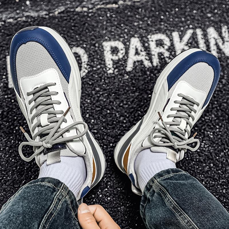New Men'S Spring Fashion Trend Sports Shoes Anti Slip And Wear-Resistant Casual Shoes Daily Commuting And Leisure Shoes