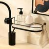 Removable Shower Shampoo Holder Rust-Proof Dishcloth Drain Basket Sink Drain Organizer  Bathroom