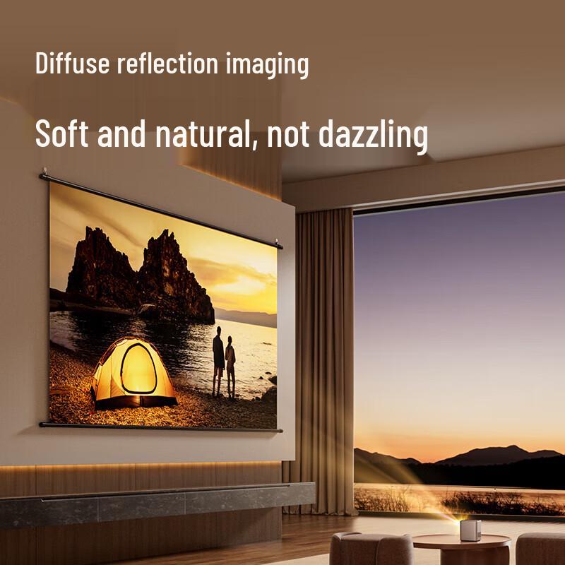 deli 84-inch 16:9 8K UHD Hanging Projector Screen