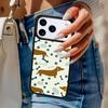 Sausage Dog Dachshund Art Soft Phone Case For iPhone 17 Air 14 15 13 12 Max Cover For Apple 16e 11 Pro Max Plus Coque