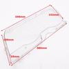 Car Headlight Cover Lampshade Shell Cover For BMW E46 3 Series 4 Door 1998-2001 HeadLamp Clear Lens Cover