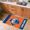 Edmonton Oilers Customizable name kitchen floor mat easy to clean and wipe down Suitable for kitchens living rooms and entryways—a perfec