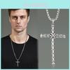 Lucky Magic Cross Titanium Steel Necklace For Men Unique Hip Hop Style Streetwear