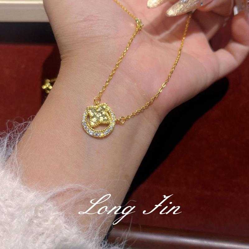 Set Stern Mond Muse Crushed Ice Eis Halskette Armband Funkelndes Sternenlicht Cnc Vierfach Stern Mond Schmuck