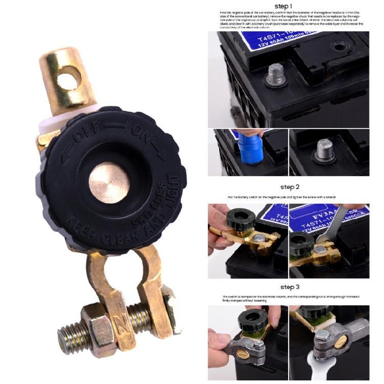 Auto Kill Cut Off MastersSwitch Motorcycle Disconnect Battery Isolator Terminal