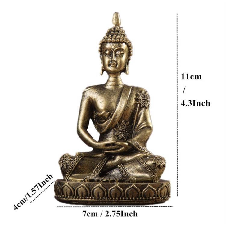 Buddhist Sculpture Statue House Ornament Meditating Display Buddhist Home Decors