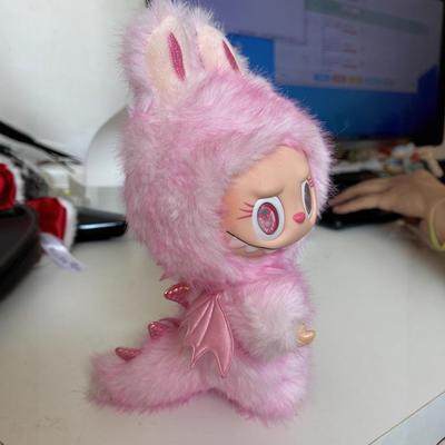 Labubu ZIMOMO Custom Doll: Little Chief Pink Butterfly Angel Gift