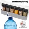 Kitchen Seasoning Bottle Storage Rack Spice Rack Self-adhesive Wall-mounted Under-Shelf Spice Organizer Kitchen Storage Rack