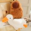Keychain Pulling Capybara Plush Pendant Toy Mink Fabric Dog Crocodile Goose
