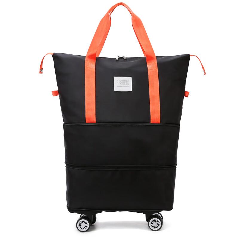 Xiaoyan Expandable Wheeled Travel Duffel Bag 36-55L