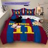3Pcs Neymar Jr Jersey Bedding Sets For All Sizes New 3D Printed Bed Cover Comforter Duvet Cover Pillowcase Bedroom Decoration