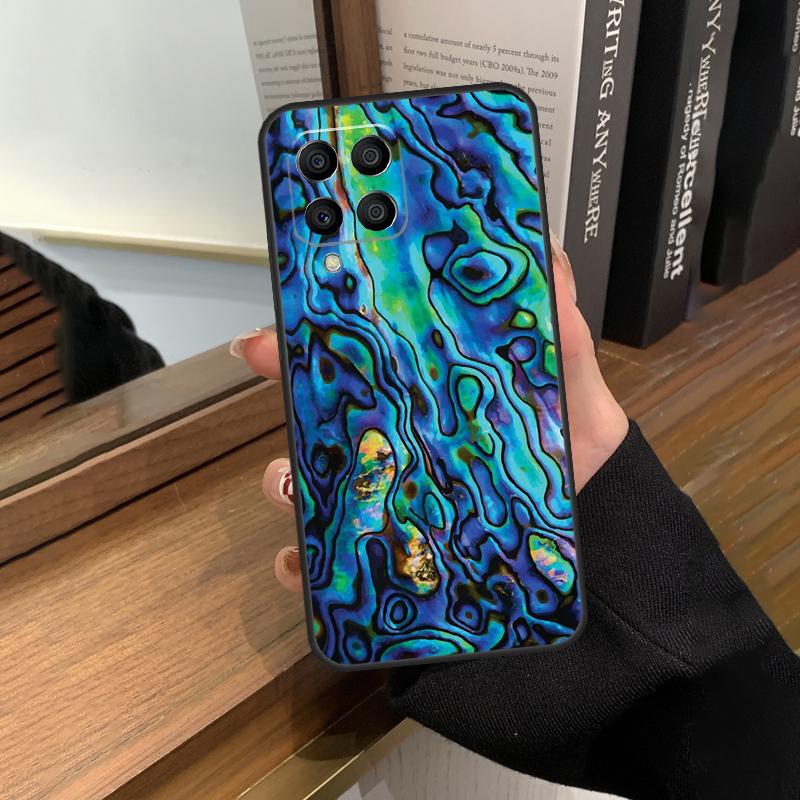 Abalone Shell Case For Samsung Galaxy M56 M06 M16 M36 M52 M32 M12 M54 M34 M14 M35 M55 M15 M11 M31 M13 M53