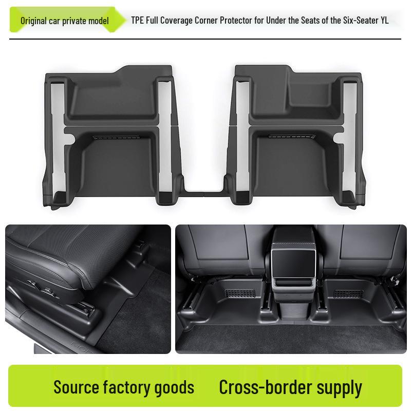 Tesla Model Y Rücksitz-Kratzschutz & Unter-Sitz-Schwellenleiste