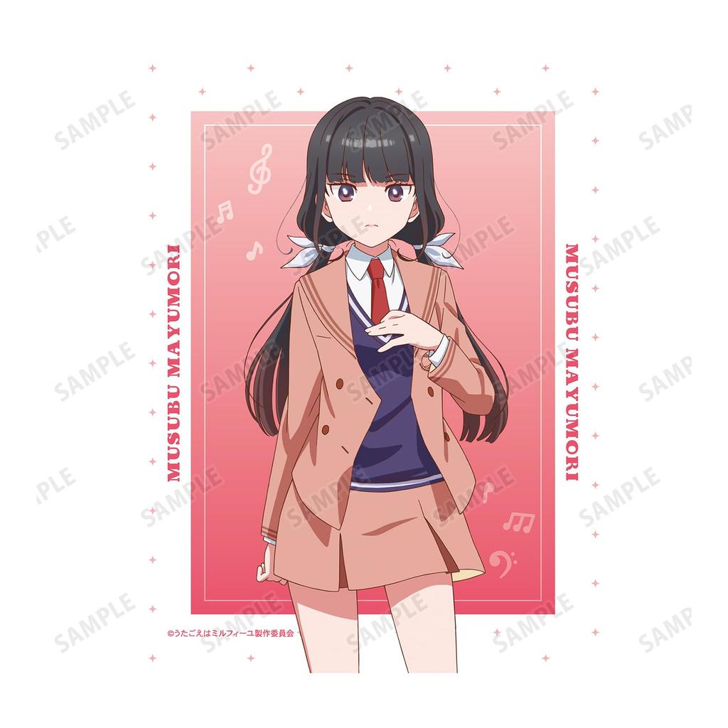 TV Anime Wa Musubu Canvas Board "Utagoe Mille-feuille"