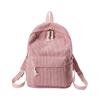 Corduroy Women Schoolbag Backpack Training Shoulder Bag For Teenager School Bags Unisex Classic Campus Port