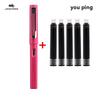 New Jinhao Transparent Colour Business Office Fountain Pen   Student School Stationery Supplies