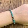 Adjustable Natural Turquoise Beaded Bracelet | Natural Stone, Perfect for Vacation & Gifts