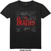 The Beatles T-Shirt Titles & Logos T-shirt