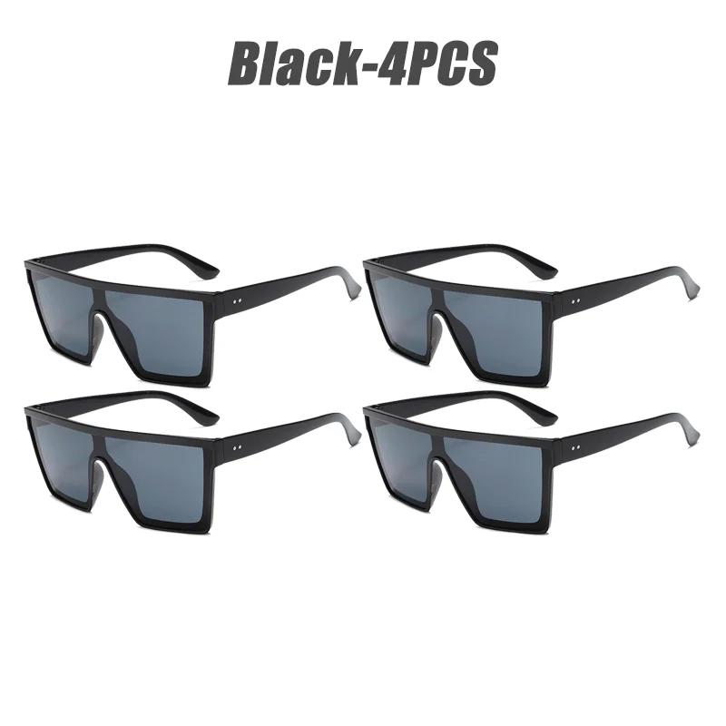 2025 New Fashion High Quality Square Glasses Frame Big Frame Retro Cyberpunk Color Film Sunglasses for Men and Women