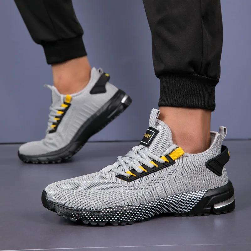 Fashion Men's Sneakers Male Tennis Shoes Breathable Mesh Men Casual Shoe Outdoor Non-Slip Sports Walking Lightweight Zapatos Para Hombre