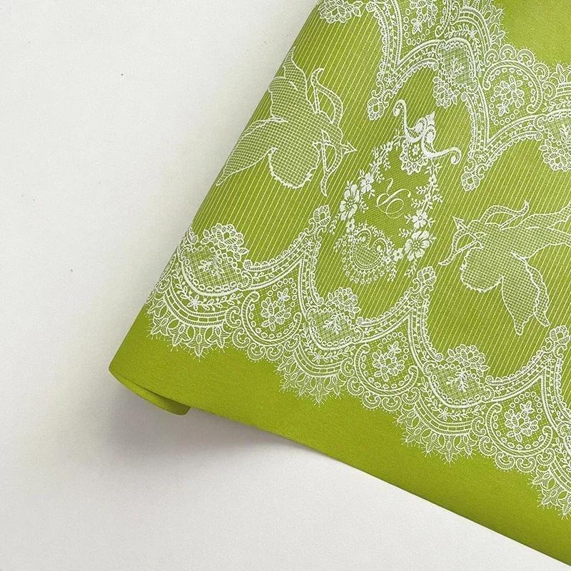 53cmX6yards Love God 3D Lace Art Paper Flower Bouquet Colorful Printed Floral Page Handmade Floral Gift Packaging Material Cover