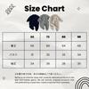 Grey 90cm Sweatshirt Long Sleeve Romper Warm Outing Loungewear Cute Newborn Korean Clothing Baby Clothing Boys Girls 66cm 73cm 80cm 90cm [EnDast]