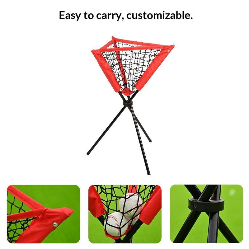 Xiaomi Heavy Duty Ball Bucket Portable Ball Caddy Collapsible Ball Hopper with Net for Training Practice Easy Assembly & Storage