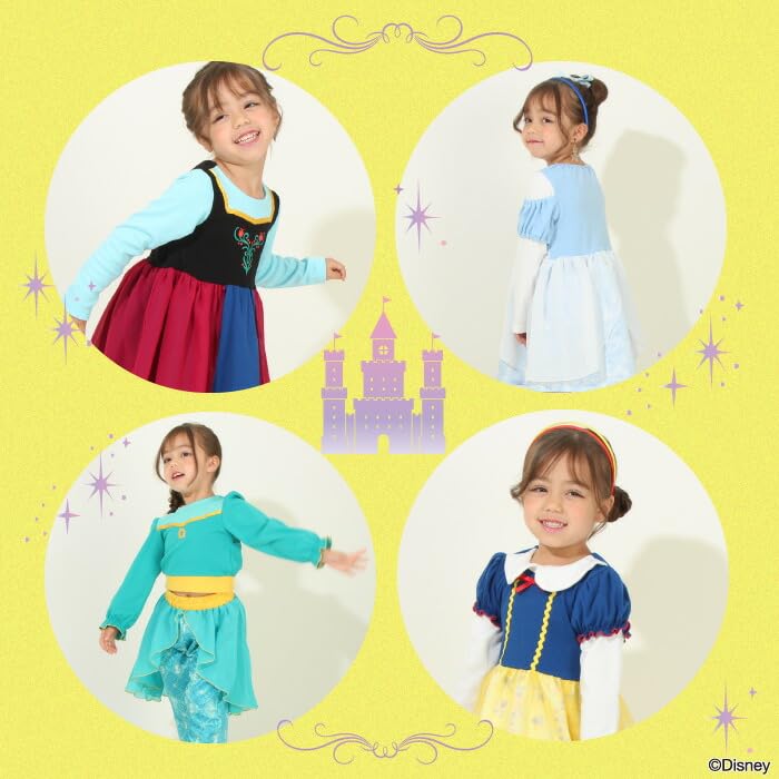 BABYDOLL Disney Princess Dress 8724K 90cm Ariel