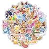 50pcs  Pokemon Eevee  Cute Cartoon Anime Stickers Graffiti Decals Laptop Motorcycle Scrapbook Phone Waterproof Sticker Toy