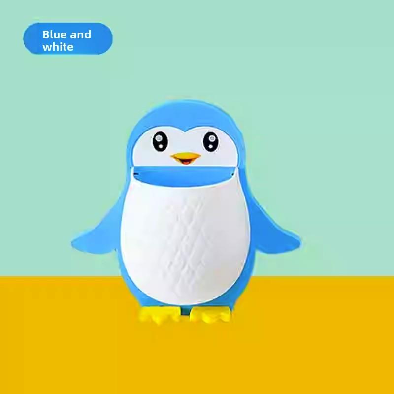 Cartoon Penguin Storage Rack, Makeup Tools, Organizing Box, Dormitory Bathroom Toothbrush, Bedside Mobile Phone, Wall Hanging Storage
