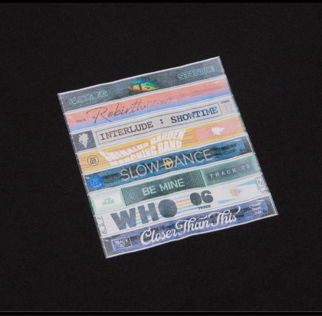 [USED] BTS Jimin MUSE TRACK BLACK T-shirt, XL, Official