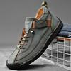 Hand-stitched men's shoes couple shoes autumn and winter flat-soled single shoes casual shoes Martin boots
