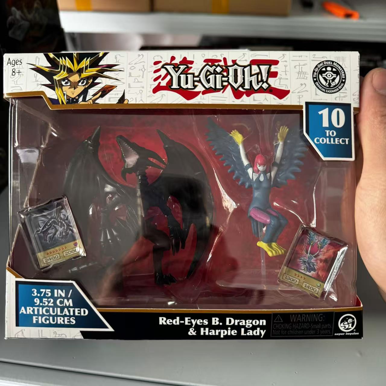

Genuine 3.75 Inches Model Duel Monsters Red Eyes Dragon Harpie Lady Gate Guardian Castle of Dark Illusions Action Figure Playthings 10cm