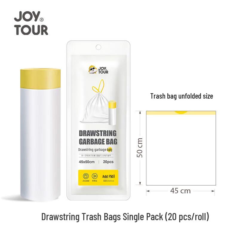 

Drawstring Trash Bags 45x50cm
