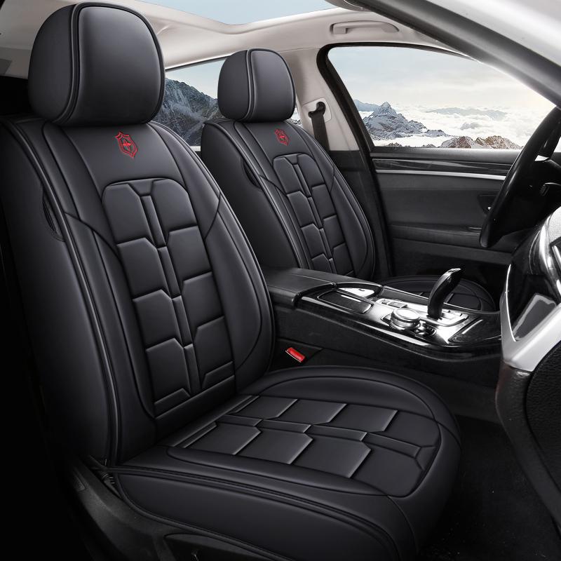 5-Seater Premium PU Leather Car Seat Covers – Luxurious, Soft, Anti-Slip & Waterproof for All Seasons