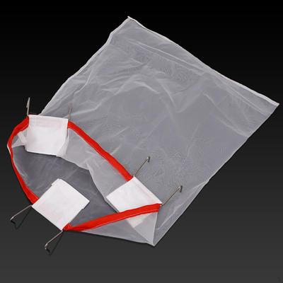 Honey Filter Bag Mesh with Metal Hooks Beekeeper Supplies Reusable Nylon Strainer Extractor