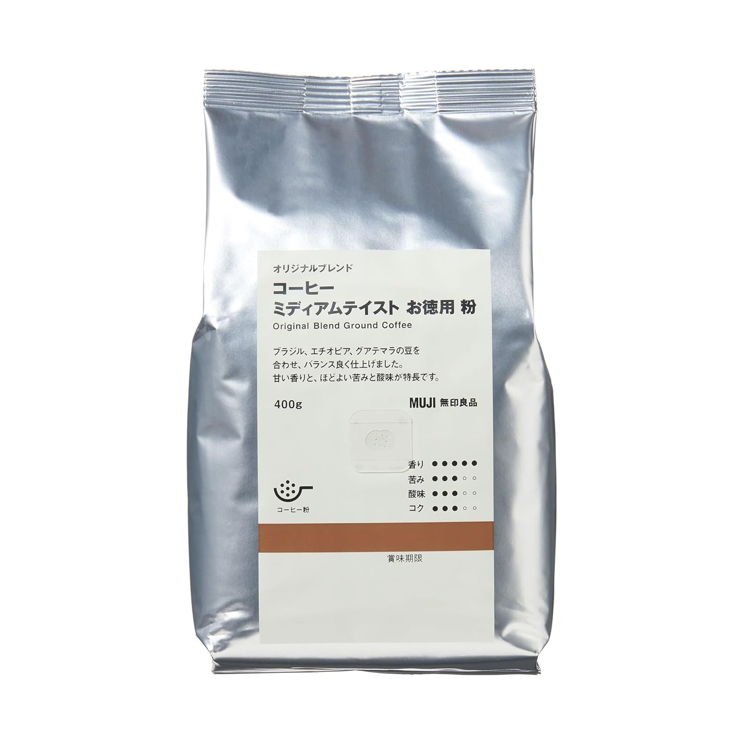 Muji Original Blend Coffee Medium Taste Bulk Powder 400g