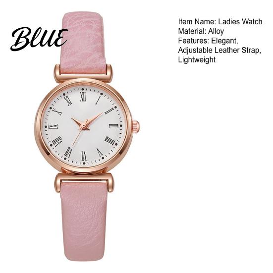 Präzise Zeitmessung Uhr Analoge Quarzuhren für Damen Mode Verstellbar