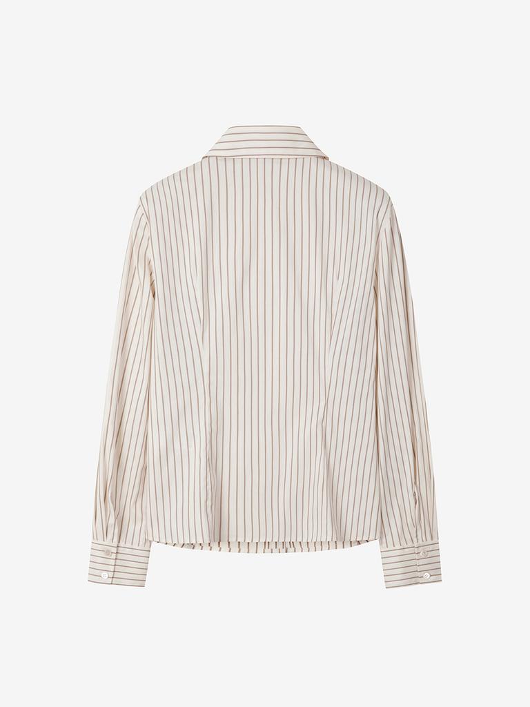 LUVM Logo Stripe Shirts_Beige
