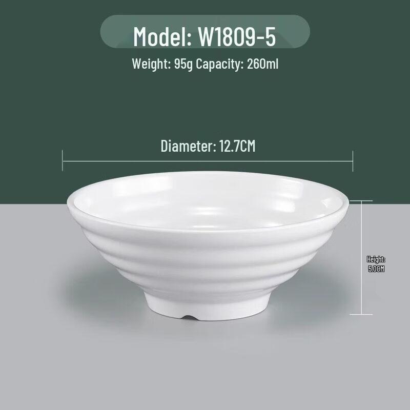 Commercial High-Temperature Melamine Dining Bowl