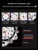 Ofns Luxury Quartz Watch: Luminous, Rotating Bezel, Waterproof & Single Calendar - Men's Business Wristwatch.