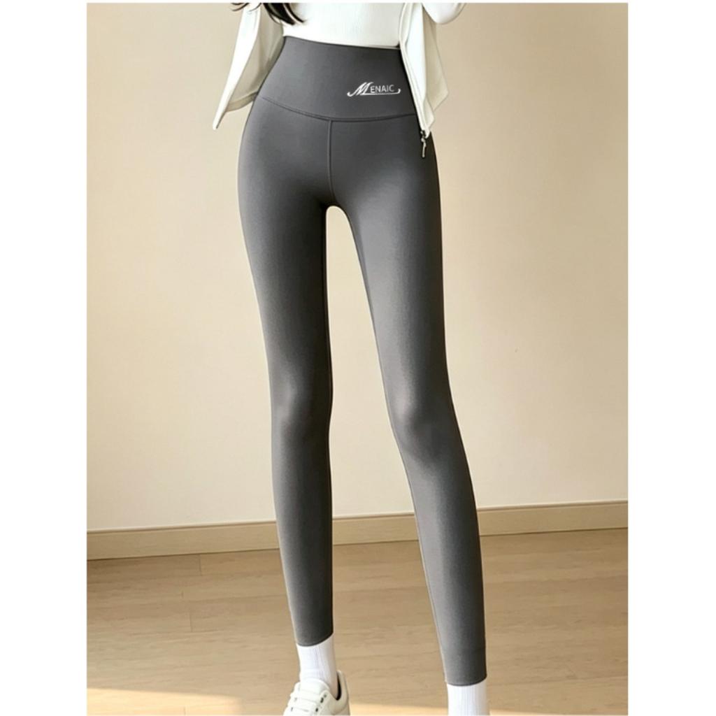 Samt, Warme Herbsthose, Damen, Nahtlos, Herbst und Winter, Plüsch, Dick, High Waist Leggings