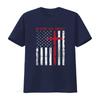 In God We Trust with Patriotic Vintage American Flag T Shirt Vintage Washed Designer Clothes Comfortable Stretched Unisex