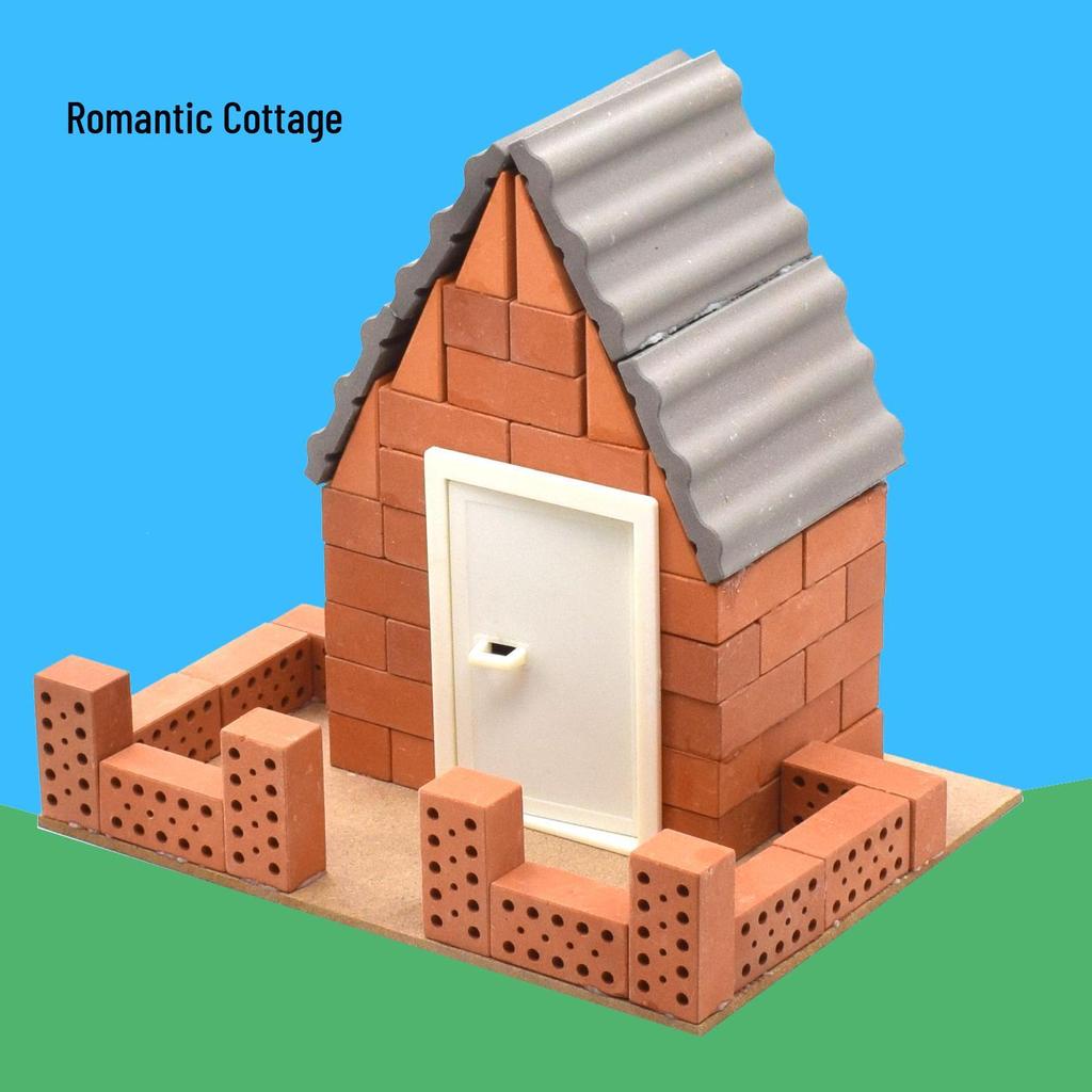 Little Bricklayer DIY Cement House Building Blocks - Educational Toy for Children